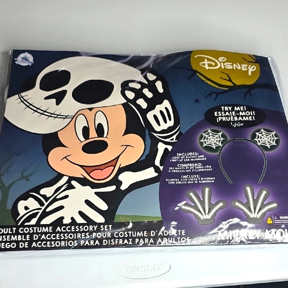 Disney Mickey Mouse Accesory Set Costume Set - Black and White